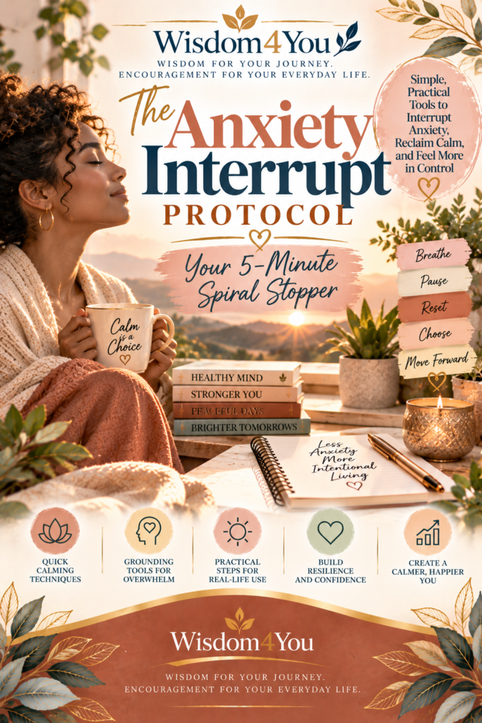 The Anxiety Interrupt Protocol: Your 5-Minute Spiral Stopper