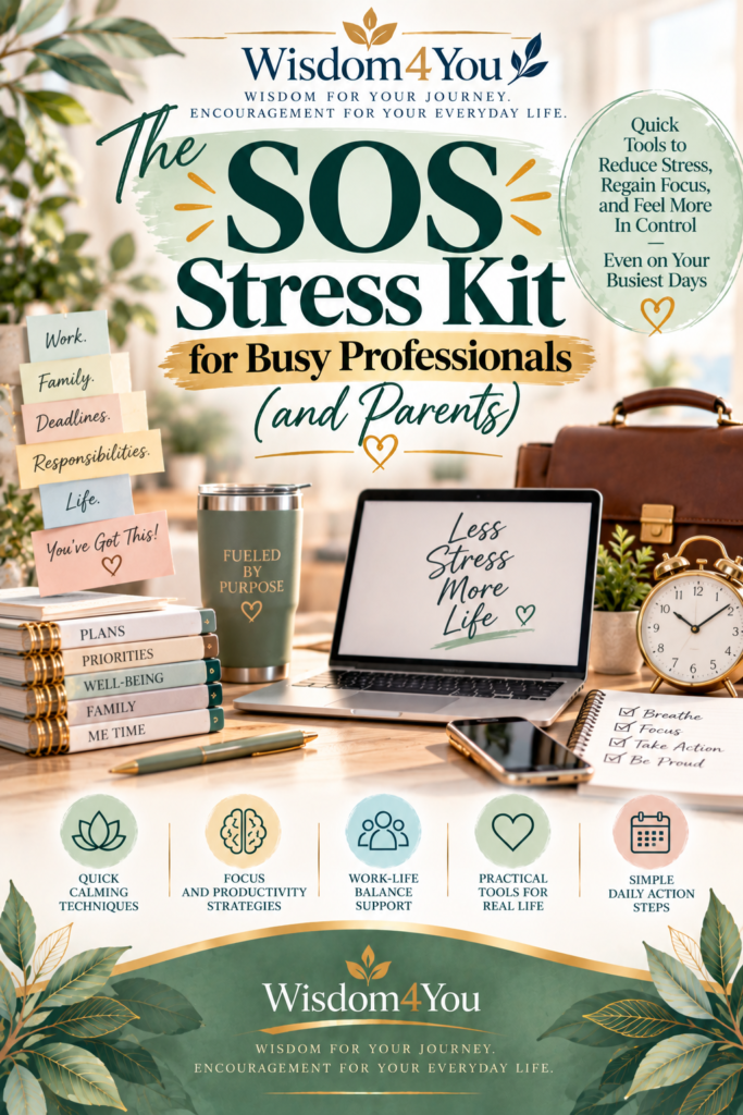 The SOS Stress Kit for Busy Professionals (and Parents)